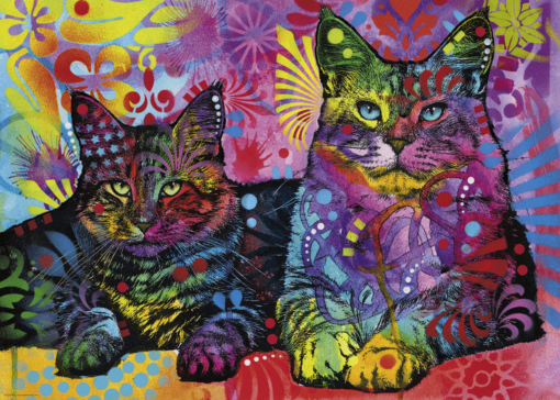 Puzzle 1000 pzs. RUSSO, Devoted 2 Cats